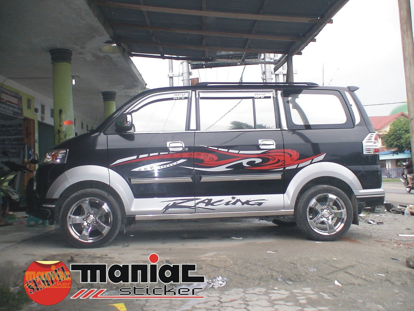 25 Menyenangkan Stiker Mobil Apv Pick Up 