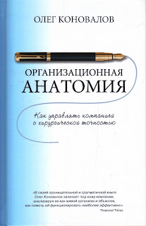 Книга Олега Коновалова "Организационная анатомия" - основыне идеи и интеллект-карта по книге