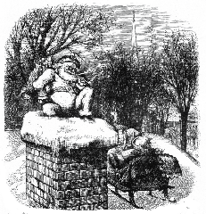 Santa on Chimney