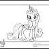 Beautiful Princess Cadence My Little Pony Coloring Page