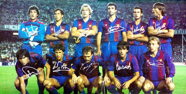 F. C. BARCELONA. Temporada 1985-86 Urruti, Gerardo, Schuster, Alexanco, Julio Alberto, Migueli. Carrasco, Víctor, Calderé, Marcos, Archibald F. C. BARCELONA 3 S. K. RAPID VIENA 0 Martes 20/08/1985 20ª edición del Trofeo Joan Gamper, semifinal Barcelona, Nou Camp Entrenadores: FC Barcelona: Terry Venables. Rapid Viena: Vlatko Markovic Árbitro: Miguel Ángel Marín López GOLES: 1-0: 28’, Archibald 2-0: 71’, Schuster 3-0: 86’, Amarilla