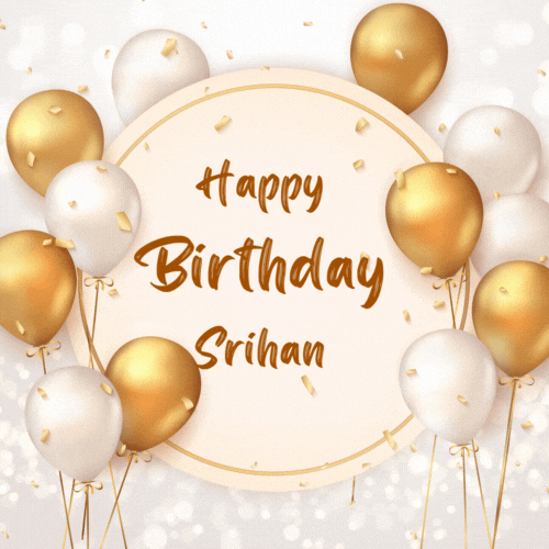 Happy Birthday Srihan (Animated gif)