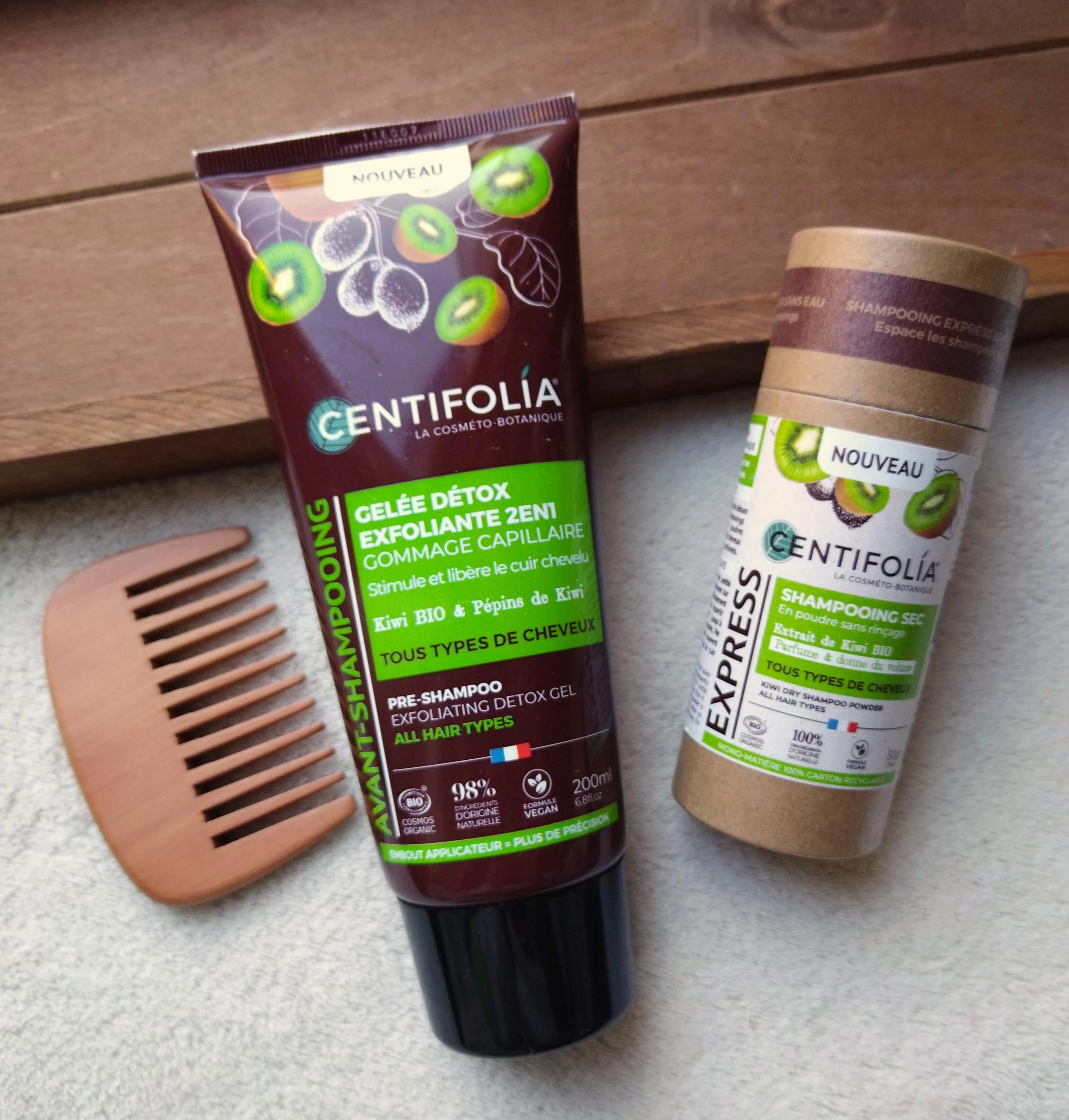 J'ai testé la routine cheveux au kiwi de CENTIFOLIA!