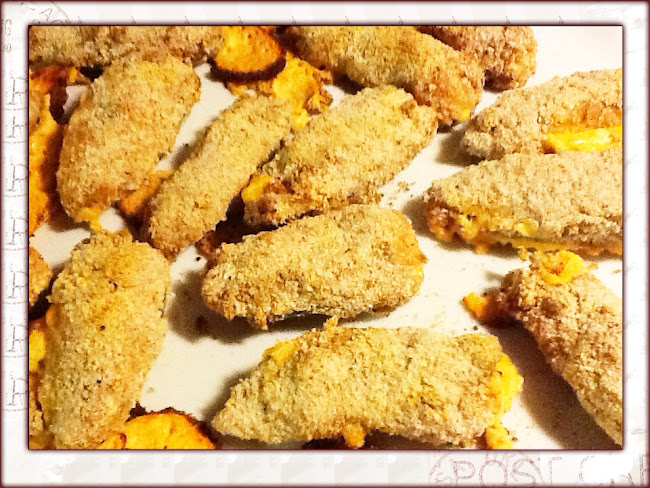 Jalapeno poppers out of the oven