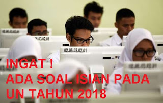 ADA SOAL ESAI PADA UN TAHUN 2018 