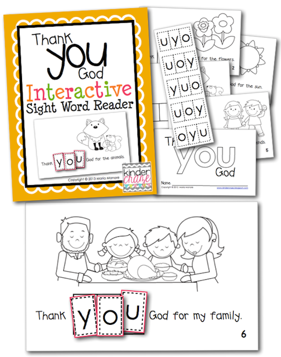 FREE "Thank You God" Emergent Reader