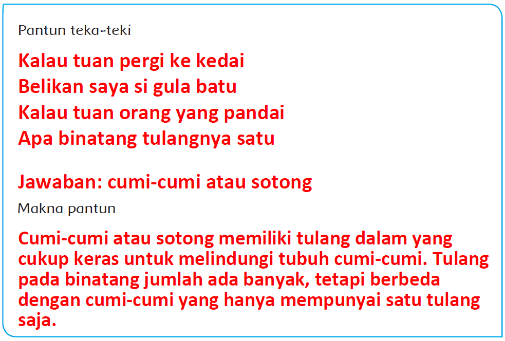 Kunci Jawaban Halaman 44, 45, 46, 47, 50, 51, 52 Tema 4 Kelas 5