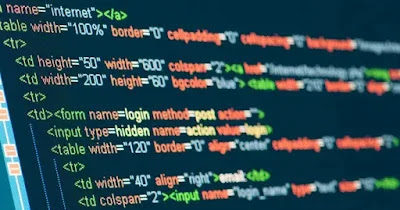 display of code for optimized web design