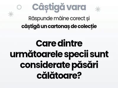 care dintre urmatoarele specii sunt considerate pasari calatoare