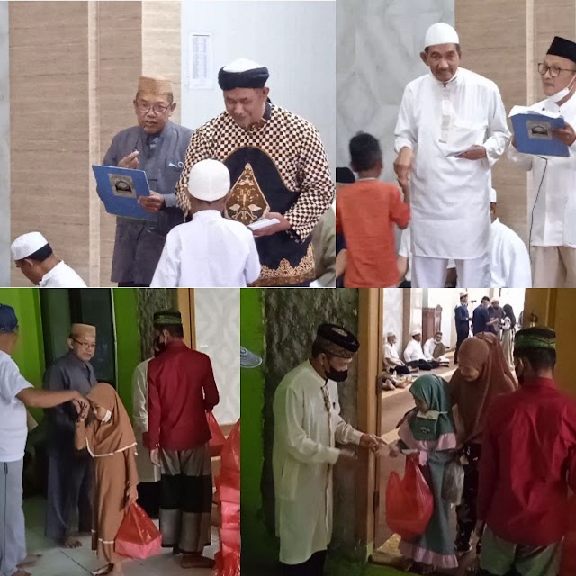 4 Masjid di Kayuringin Jaya Berkolaborasi Santuni Yatim