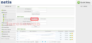 Cara Setting Netis WF2411E Sebagai AP