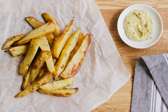 mustard baked fries & june foodie pen pals