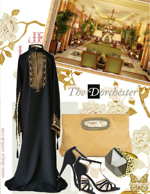 Authentic Gold Abayas uk at the Dorchester