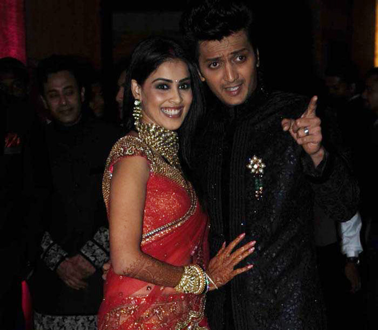 Genelia Rithesh Reception Photos release images