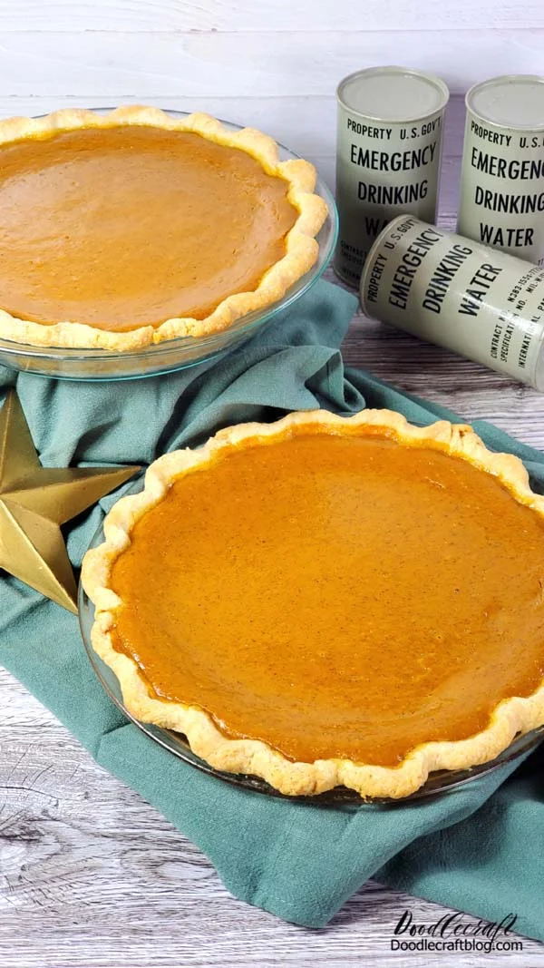 Fallout 76 Recipe: Pumpkin Pie Pumpkin pie is a great American dessert, and with that it's found deep in the lore of old American set Fallout game series.   You'll find rejuvenating pumpkin pies dotting the wasteland.   Here's the perfect pumpkin pie recipe you can have at your Fallout party, Thanksgiving dinner or just because!