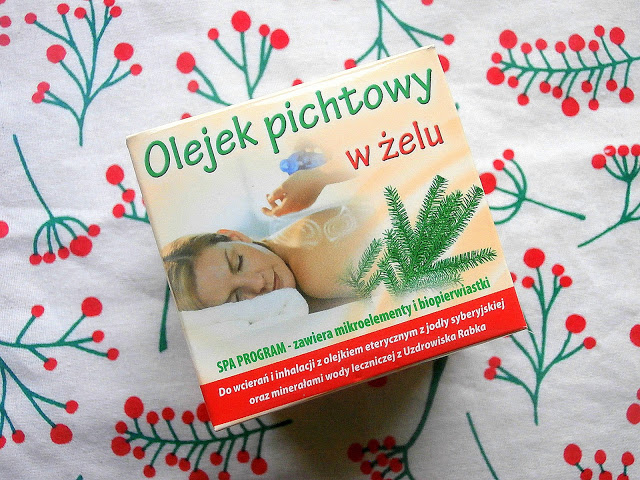 Olejek pichtowy w żelu