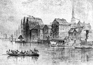 Hamburg Before the Fire; Auguste Etinne Francois Mayer