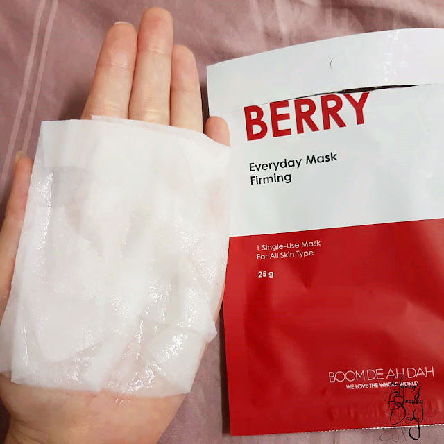 Review; BOOM DE AH DAH's Everyday Mask Firming Berry