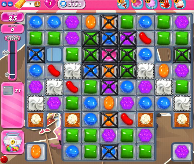 Candy Crush Saga level 2154