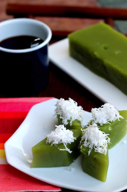 Kuih Lompang Pandan Recipe - Contoh Oko