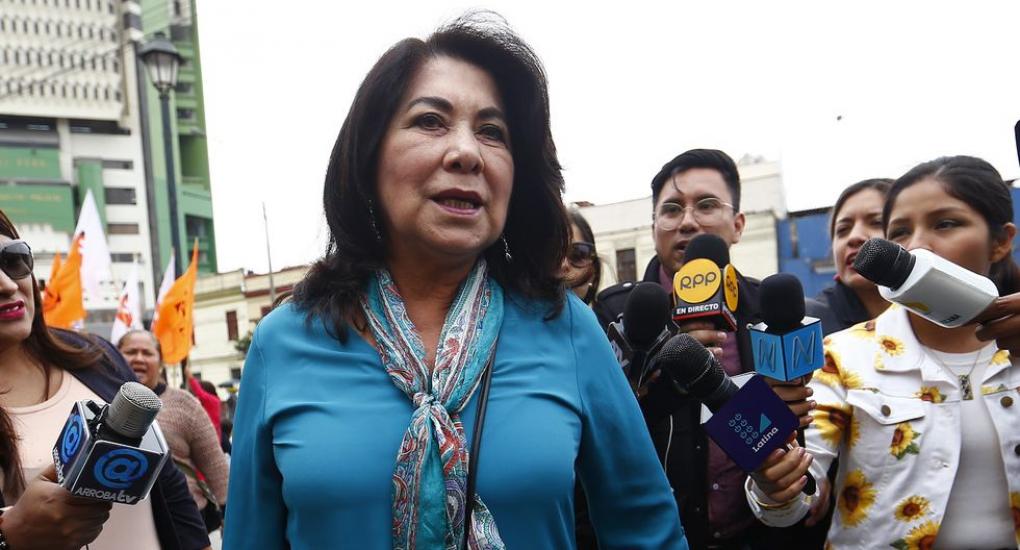 Congresista Fujimorista Martha Chávez asegura que «Vizcarra usa la epidemia del COVID-19 y recursos públicos para forzar su permanencia en el poder»