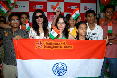 Amrita Rao at 'Republic Day Special' at Big FM Studios