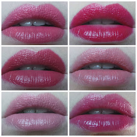 lipstick swatches