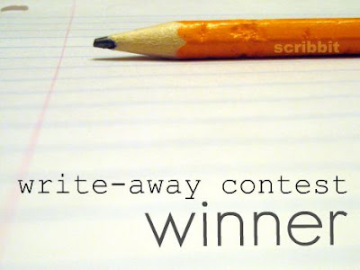 Write-Away Contest Winner Button