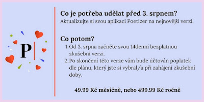 Sociální síť Poetizer bude od 3. srpna 2023 čistě placenou službou