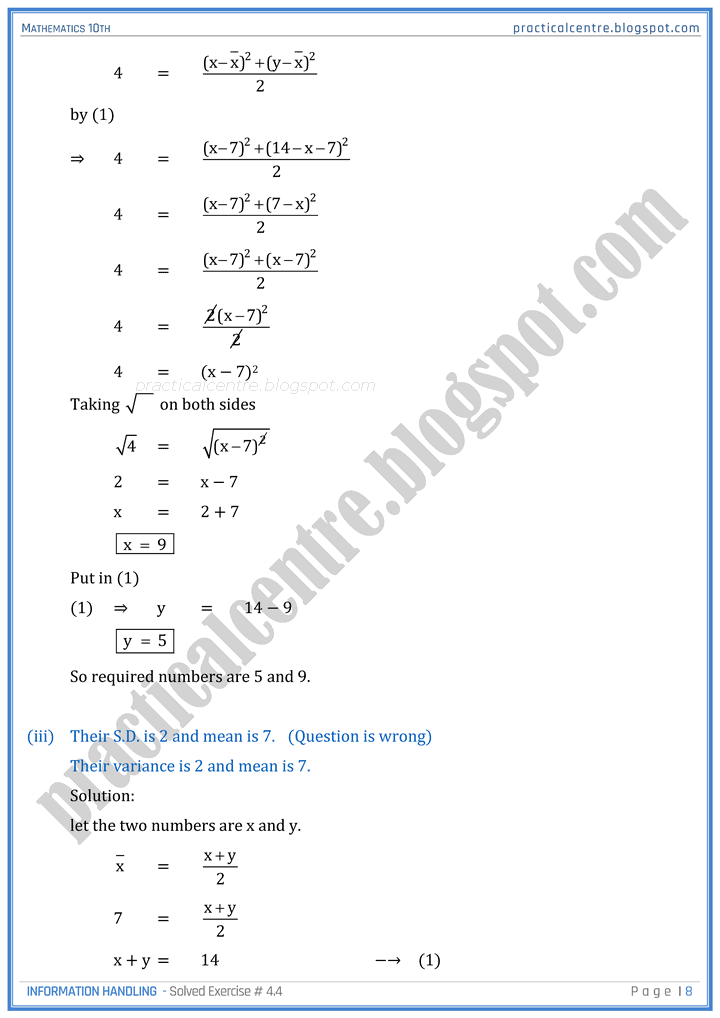 information-handling-exercise-4-4-mathematics-10th