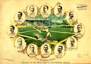 Our baseball heroes - captains of the twelve clubs in the National League