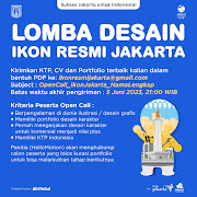 Info Lomba Ikon Resmi Jakarta, Photo, Reels, Mewarnai Bulan Juni 2023