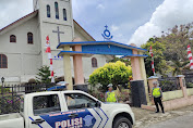 Satuan Lalu Lintas Polres Simalungun Laksanakan Kegiatan Patroli Gereja Di Wilayah Hukumnya