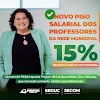 Rede municipal de Piripiri reajusta piso salarial dos professores acima da média nacional