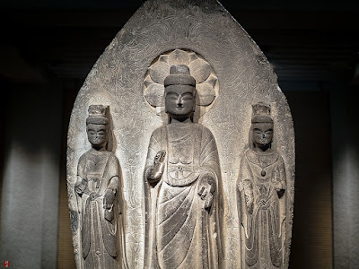 Standing Buddha Triad: Tokyo National Museum