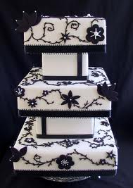 Black and White Wedding Cakes Pictures