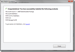 WebPlatformInstallerInstalComplete