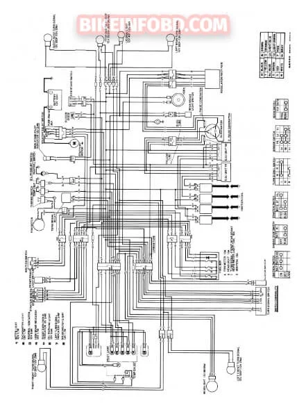 Honda XL700V Transalp Wiring Diagram