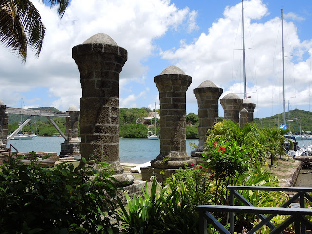 Nelson's Dockyard boat pillars