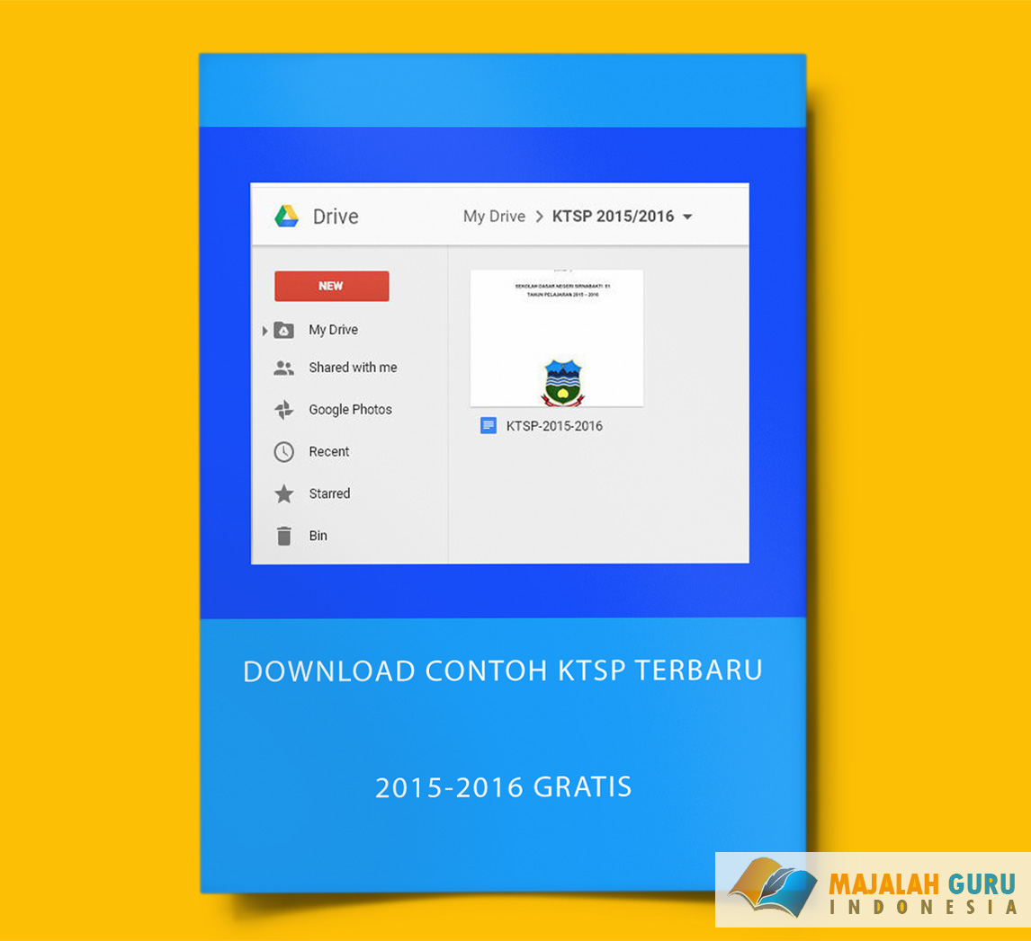 DOWNLOAD CONTOH KTSP TERBARU 2015-2016 GRATIS