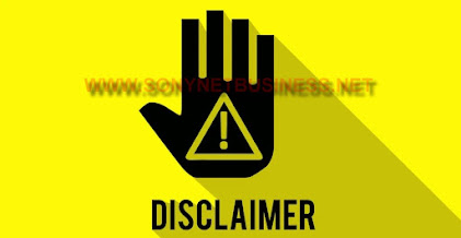 Disclaimer for SONY Net Business