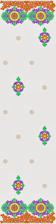 sprankelende 3mm sequins steke Dupatta
