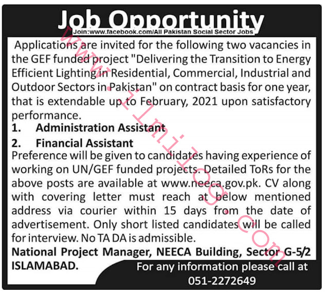 Contract Basis Jobs Islamabad