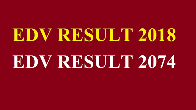 EDV Result 2018 with Name List | EDV 2018, DV Result 2018, EDV Nepal