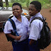 Photo :Chinedu Ikedieze(AKI), and Osita
Iheme(PAWPAW) Goes Back To Primary  School 