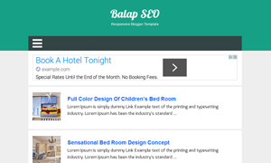 Balap SEO Blogger Template