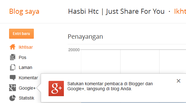 Komentar Pembaca di Blogger dan Google+