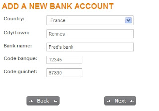 Moneybookers: add new account details