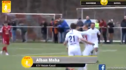 Alban Meha scores a fantastic goal in Germany 