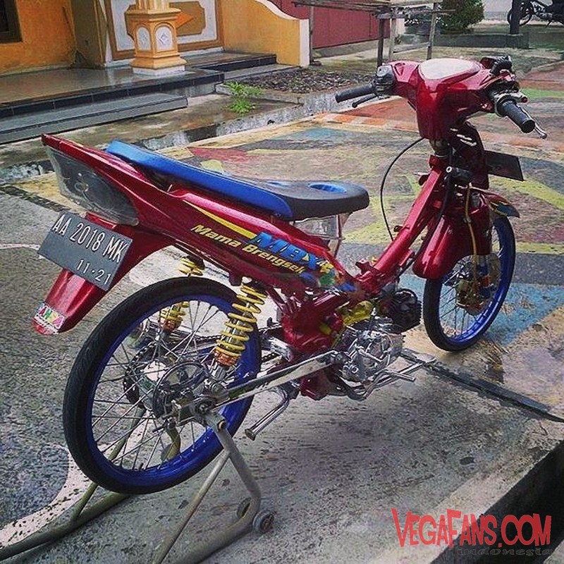 Kumpulan Modifikasi Jupiter Z Warna Merah - VegaFans.com